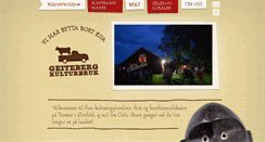 Desktop Screenshot of geiteberg.no